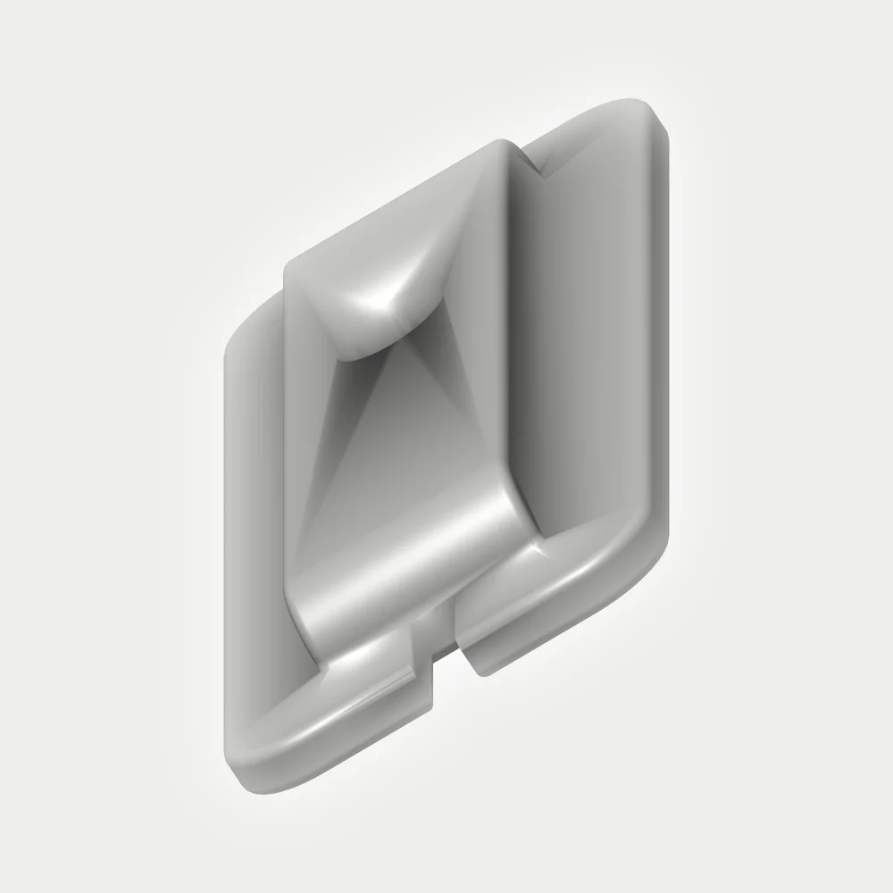 Clip de acabamento da porta da caixa Chevrolet C10 / GMC C15 — Chevrolet